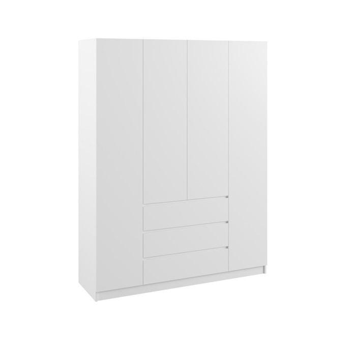 Спальный гарнитур Мадера, Шкаф 4х ств, Кровать 160х200, Комод 4 ящ, тумба прикроватная 2 шт