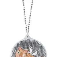 Пешеходный светоотражатель &laquo;Круг&raquo;, белый