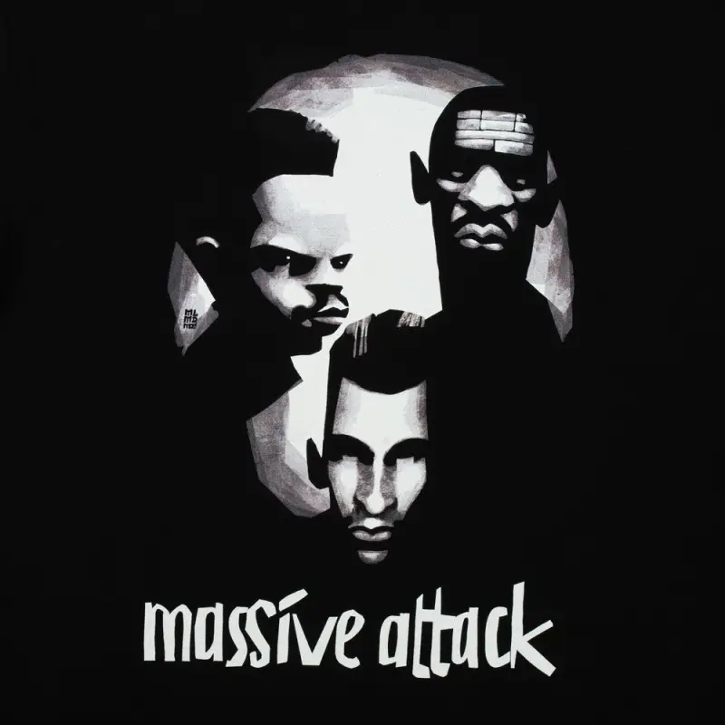Футболка &laquo;Меламед. Massive Attack&raquo;, черная, размер S