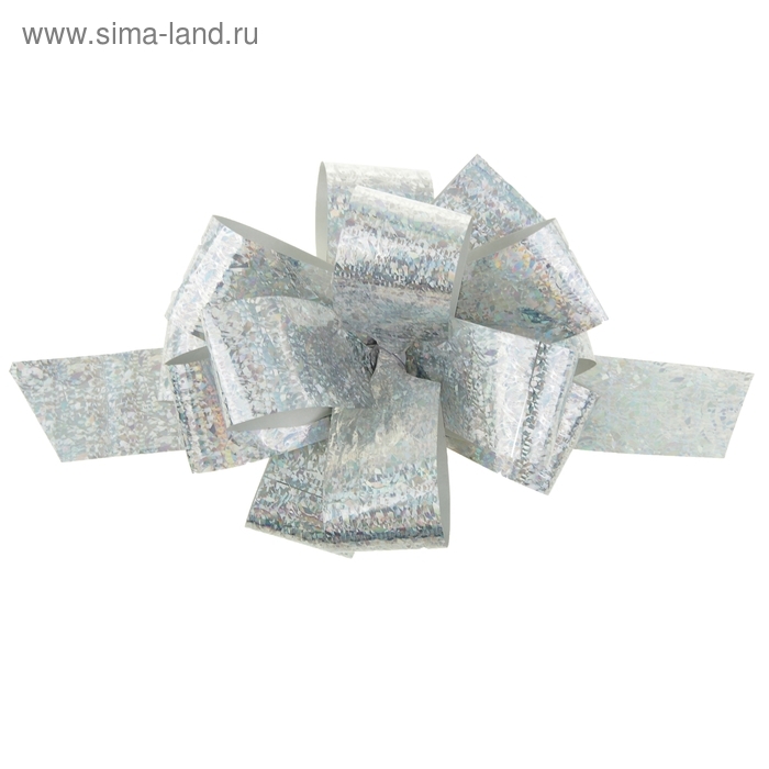 Бант-шар №3 голография, цвет серебро Бант-шар №3 голография, цвет серебро