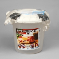 Бочка пищевая, 20 л, с герметичной крышкой, с гнётом, &laquo;Для солений&raquo;