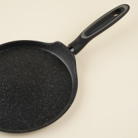 Сковорода блинная алюминиевая с антипригарным покрытием SL Home, d=22 см, h=1,6 см, индукция, цвет чёрный Сковорода блинная алюминиевая с антипригарным покрытием SL Home, d=22 см, h=1,6 см, индукция, цвет чёрный