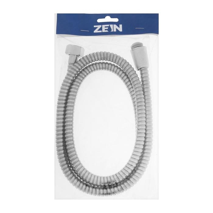 Душевой шланг ZEIN Z47PS, 150 см, пластиковые гайки 1/2 Душевой шланг ZEIN Z47PS, 150 см, пластиковые гайки 1/2", нержавеющая сталь