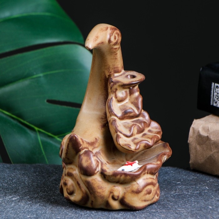 Подставка для благовоний Подставка для благовоний "Полумесяц" песочный, 10х8х12см