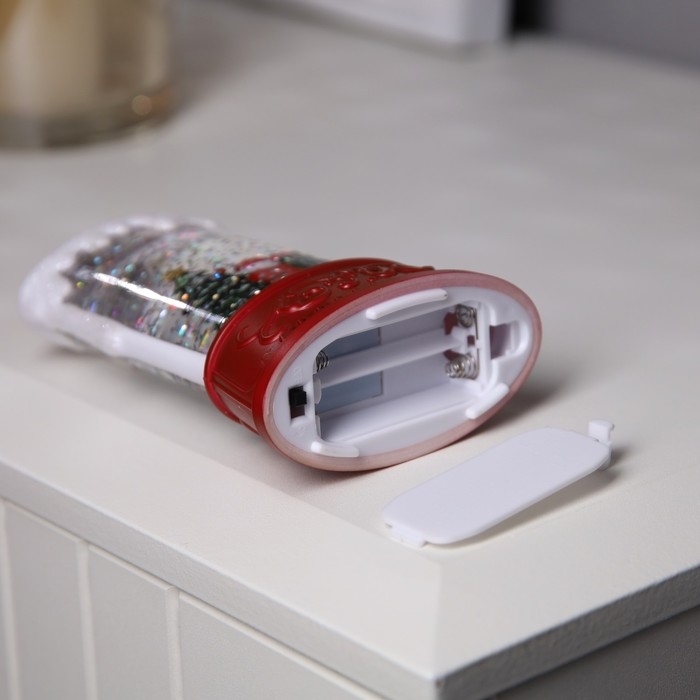 Светодиодная фигура &laquo;Дед Мороз&raquo; 8 &times; 14.5 &times; 4.2 см, пластик, батарейки АААх2 (не в комплекте), свечение тёплое белое