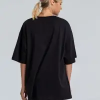 Футболка оверсайз &laquo;Чистая соль&raquo;, черная, размер XS/S (44-46)