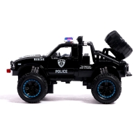 Машина металлическая «Джип», открываются двери, капот, инерция, МИКС Машина металлическая «Джип», открываются двери, капот, инерция, МИКС