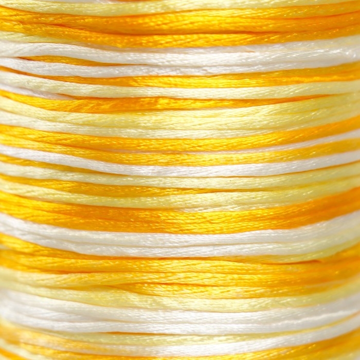 Шнур для творчества Шнур для творчества "Лимонный щербет" намотка 90±2 м толщина 1 мм 7х5,6х5,6 см