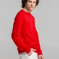 Свитшот унисекс BNC Inspire (Organic), красный, размер XXL