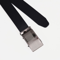 Ремень мужской, ширина 3,5 см, пряжка автомат, цвет чёрный Ремень мужской, ширина 3,5 см, пряжка автомат, цвет чёрный