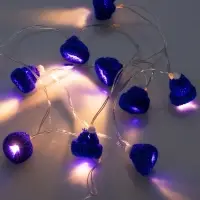 Гирлянда Cosy Poms, синяя Гирлянда Cosy Poms, синяя