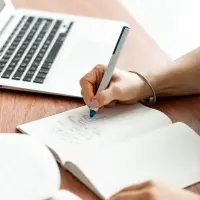 Ручка шариковая PF One, серебристая с синим Ручка шариковая PF One, серебристая с синим