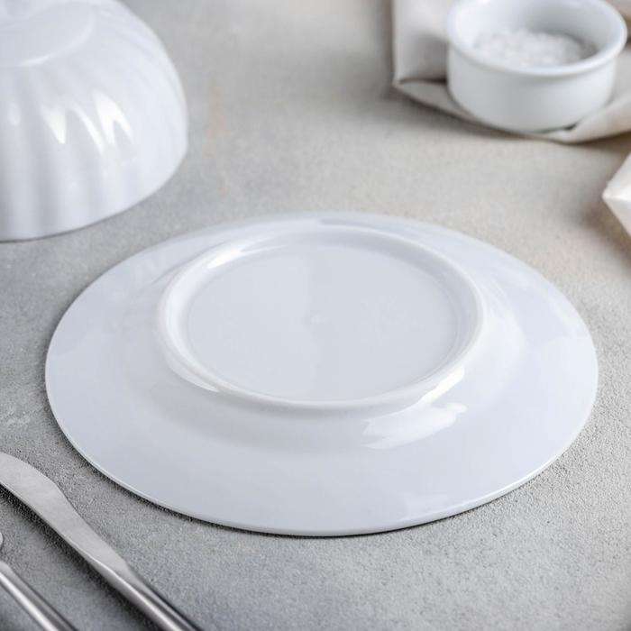 Маслёнка фарфоровая &laquo;Бельё&raquo;, 500 мл