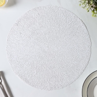 Набор салфеток сервировочных на стол Доляна «Соломка», d=38 см, 4 шт, цвет светло-серый Набор салфеток сервировочных на стол Доляна «Соломка», d=38 см, 4 шт, цвет светло-серый