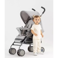 Коляска прогулочная детская RANT basic &laquo;Tango&raquo; RA351, складывается в трость, цвет Silver Grey