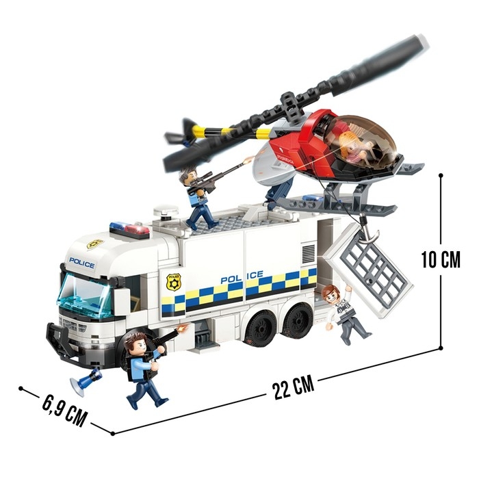 Конструктор &laquo;Полиция. Автозак&raquo;, 427 деталей