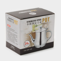 Чайник заварочный из нержавеющей стали «Султан», 700 мл, 201 сталь, цвет хромированный Чайник заварочный из нержавеющей стали «Султан», 700 мл, 201 сталь, цвет хромированный