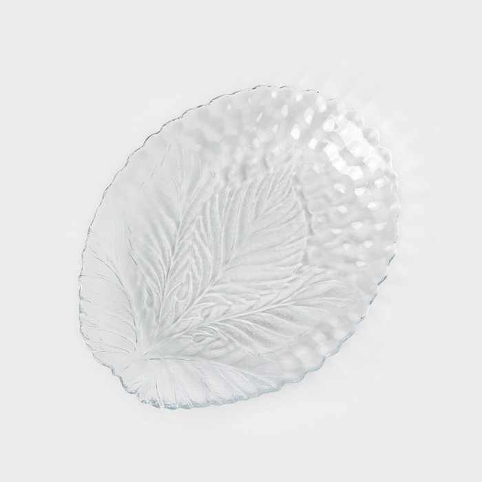 Блюдо стеклянное Sultana, 23&times;18 см, цвет прозрачный