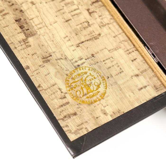 Сейф-книга дерево кожзам "Буйвол" 17х11х5 см