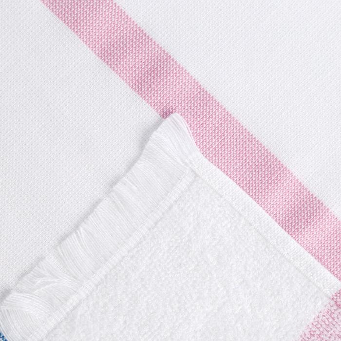 Полотенце махровое двухстороннее Этель Полотенце махровое двухстороннее Этель "Вояж" 50*90 см, цв.белый,100% хл, 240 гр/м2