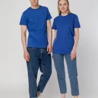 Футболка унисекс T-Bolka 160, ярко-синяя, размер XS