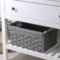 Корзина для хранения плетёная ручной работы Доляна, 41&times;30&times;20 см, цвет МИКС