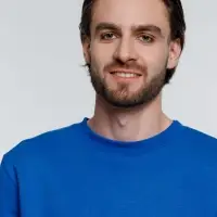 Свитшот унисекс Delta, ярко-синий, размер S