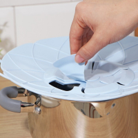 Крышка-невыкипайка силиконовая Доляна «Актеон», d=26 см, цвет голубой Крышка-невыкипайка силиконовая Доляна «Актеон», d=26 см, цвет голубой