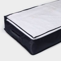 Кофр для хранения вещей LaDо́m, 80&times;45&times;15 см, цвет графитовый