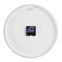 Часы настенные, интерьерные d=30 см, бесшумные, серебристый обод