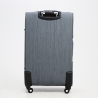 Чемодан большой 95 л (L), отдел на молнии, с расширением, кодовый замок, 4 колеса, наружный карман, цвет серый Чемодан большой 95 л (L), отдел на молнии, с расширением, кодовый замок, 4 колеса, наружный карман, цвет серый