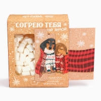 Подарочный набор «Уютного нового года»: горячий шоколад + маршмеллоу Подарочный набор «Уютного нового года»: горячий шоколад + маршмеллоу