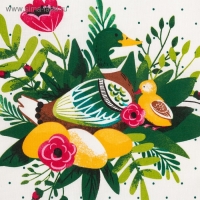 Полотенце пасхальное Доляна «Тепла и уюта» 35х60 см, 100% хлопок, 160г/м2 Полотенце пасхальное Доляна «Тепла и уюта» 35х60 см, 100% хлопок, 160г/м2