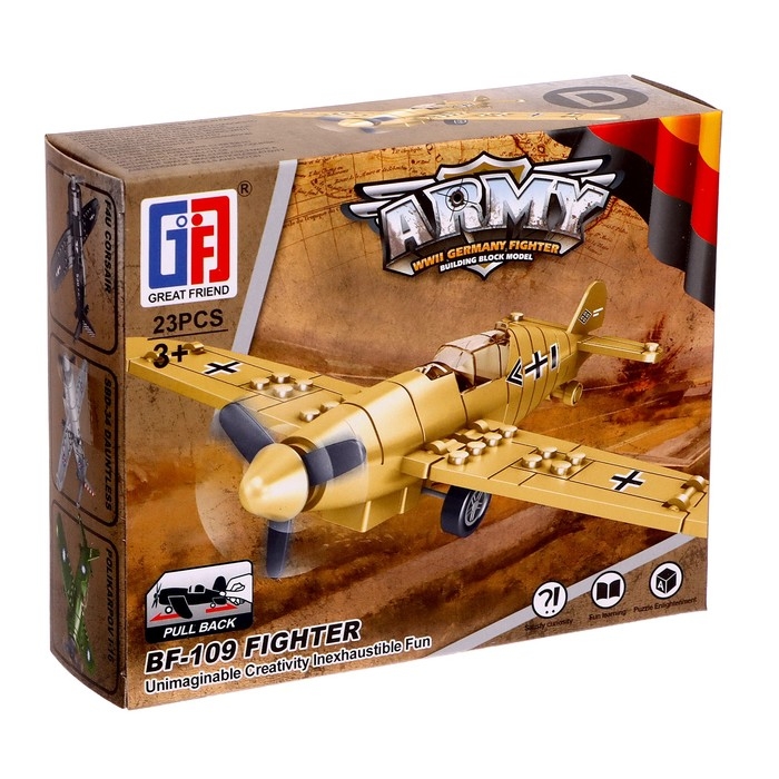 Конструктор блочный &laquo;Самолеты&raquo;, 6 видов, МИКС