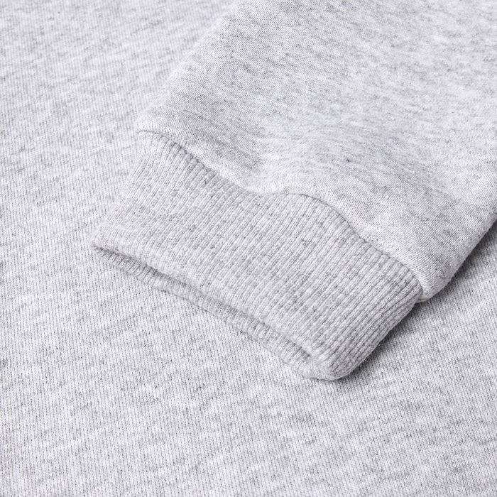 Толстовка для девочки, цвет средне-серый меланж, рост 98 см (56)