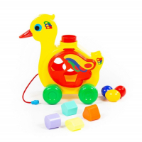 Игрушка-каталка с сортером &laquo;Уточка-несушка&raquo;