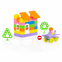 Конструктор &laquo;Строитель&raquo;, 76 деталей