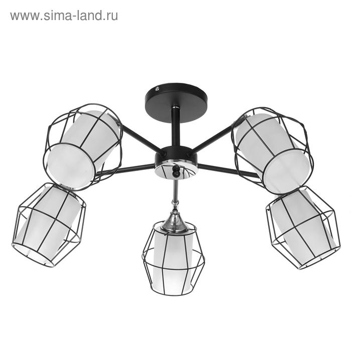 Люстра ГАЛЛОП 8357 5хЕ27 60Вт чёрный Люстра ГАЛЛОП 8357 5хЕ27 60Вт чёрный