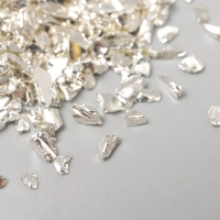 Декор стекло "Слюда серебро" 20 гр Декор стекло "Слюда серебро" 20 гр