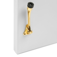 Фиксатор дверной LOCKLAND, "козья ножка", цвет золото Фиксатор дверной LOCKLAND, "козья ножка", цвет золото