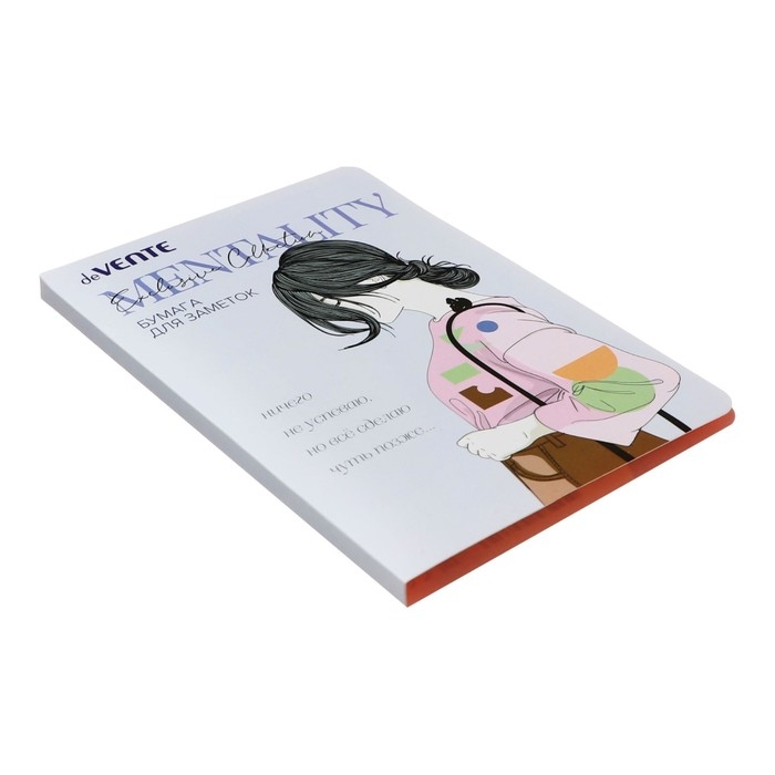 Набор блоков с липким краем 115 х 158 мм, deVENTE Mentality: 16x45 мм, 48x70 мм, 46x96 мм, 64x96 мм и 72x96 мм, 7 цветов х 20 листов , офсет