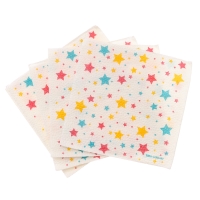 Салфетки бумажные однослойные "Звёзды" 24х24 см, набор 50 шт. Салфетки бумажные однослойные "Звёзды" 24х24 см, набор 50 шт.