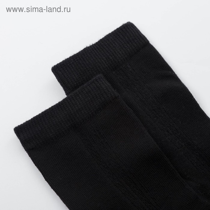 Набор подростковых носков 2 пары MINAKU &laquo;Бамбук&raquo;, цвет чёрный/белый, размер 35-38 (22-24 см)