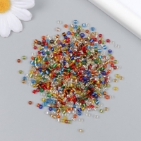 Бисер стекло 8/0 "Полупрозрачный разноцветный" 450 гр Бисер стекло 8/0 "Полупрозрачный разноцветный" 450 гр