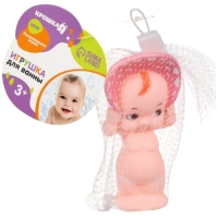 Резиновая игрушка для ванны &laquo;Девочка в шляпе&raquo;, 12,5, с пищалкой, Крошка Я