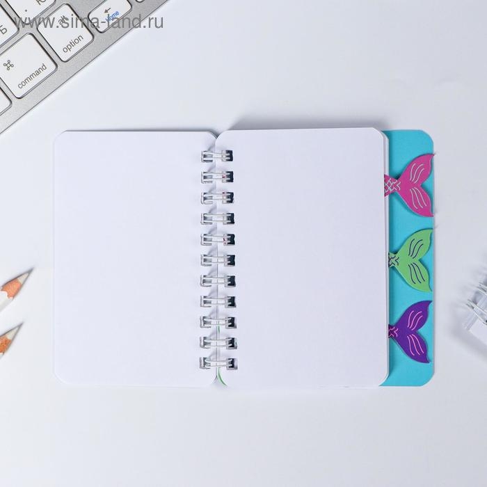 Блокнотик с разделителями "Русалочка", А7, 40 л