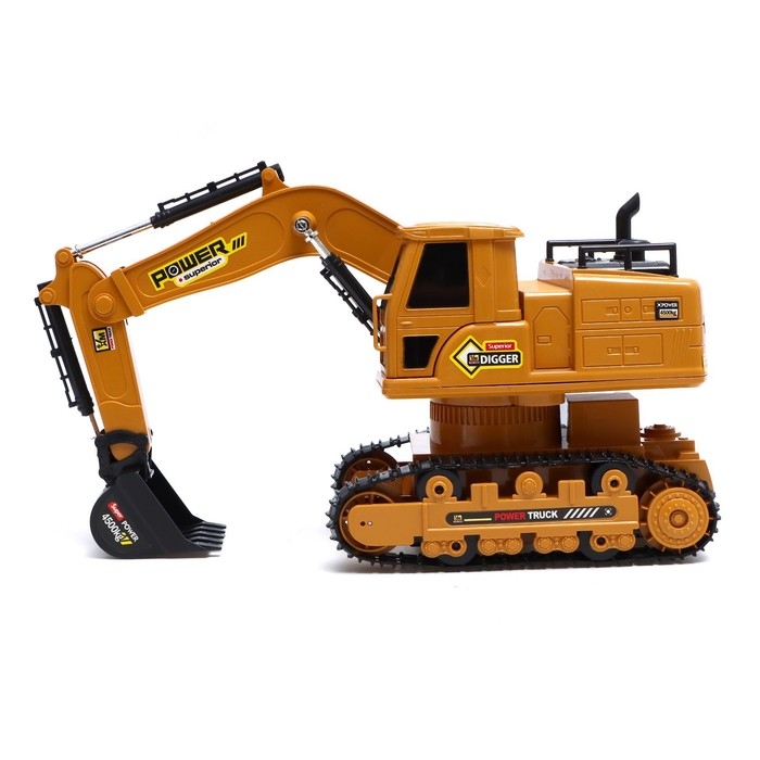 Экскаватор радиоуправляемый &laquo;Стройка&raquo;, подвижный ковш, работает от аккумулятора