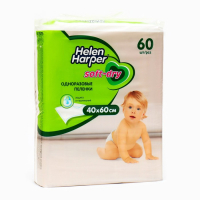 Детские пелёнки Helen Harper Soft&Dry, размер 40х60 60 шт. Детские пелёнки Helen Harper Soft&Dry, размер 40х60 60 шт.