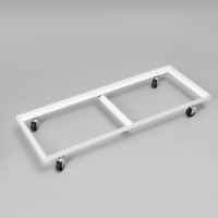 Накопитель разборный на колесах, 5 корзин, 90×43×147 см, цвет белый Накопитель разборный на колесах, 5 корзин, 90×43×147 см, цвет белый