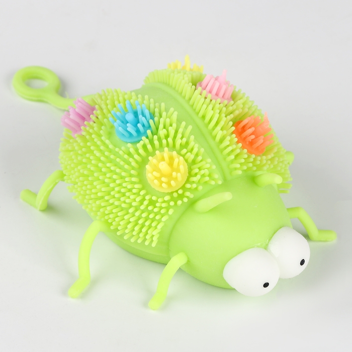 Мяч детский резиновый ёжка световой «Божья коровка», цвета МИКС , в шоубоксе Мяч детский резиновый ёжка световой «Божья коровка», цвета МИКС , в шоубоксе